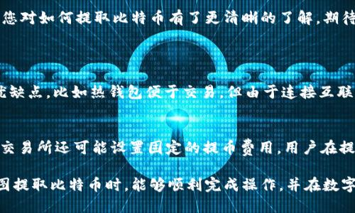 比特币如何取出来钱包
比特币作为一种去中心化的数字货币，自推出以来便受到越来越多人的关注与使用。对于新手用户来说，可能会遇到一个重要的问题：如何把比特币从交易所或者其他地方提取到自己的钱包中？在这篇文章中，我们将详细解答这个问题，并提供关于比特币取出方法的全面指导。

比特币钱包的种类
在我们深入比特币的提取流程之前，首先需要了解不同类型的钱包。比特币钱包主要分为以下几种：
ul
  listrong热钱包：/strong这种钱包与互联网连接，使用方便，适合频繁交易。常见的热钱包有手机钱包和在线钱包。/li
  listrong冷钱包：/strong与互联网断开，安全性更高，适合长期保管比特币。常见的冷钱包有硬件钱包和纸钱包。/li
  listrong桌面钱包：/strong安装在本地计算机上的应用程序，用户对私钥有完全的控制权，同时相对安全。/li
/ul

如何从交易所提取比特币
一旦选择了合适的钱包，就可以开始从交易所提取比特币。整个流程如下：
ol
  listrong注册并登录交易所：/strong如果你还没有账户，请先注册并完成身份验证。登录后，进入你的账户仪表盘。/li
  listrong查找提币选项：/strong大多数交易所都有“提币”或“提现”的选项，你可以在资产管理或钱包管理区找到。/li
  listrong输入提币地址：/strong在提币界面，输入你钱包的比特币地址。确保输入的地址是正确的，建议复制粘贴，避免手动输入时出错。/li
  listrong设置提取金额：/strong根据你的需求设置要提取的比特币数量。请注意，有些交易所会收取一定的手续费。/li
  listrong确认交易：/strong在提交提取请求之前，务必仔细核对信息，确保没有错误。确认后，交易所会发送确认邮件或短信，要求你确认提币请求。/li
/ol

提取可能遇到的问题
在提取比特币的过程中，有可能会遇到一些问题。以下是几个常见的问题及解决方法：
ol
  listrong提币地址错误：/strong如果你输入了错误的提币地址，一旦交易完成，比特币将无法找回。确保你所输入的地址绝对正确。/li
  listrong交易所规则：/strong不同交易所对于提币的限制和规则可能不同，有的交易所可能需要你进行额外的身份验证或安全验证。/li
/ol

如何确保安全性
随着比特币的普及，网络安全问题也愈发凸显。确保安全是提币过程中的关键。以下是一些安全建议：
ul
  li使用复杂的密码，并启用两步验证。/li
  li定期更新钱包软件或交易所应用程序，以获得最新的安全更新。/li
  li不要在公共Wi-Fi网络上进行交易，以防信息被窃取。/li
/ul

比特币提取后的钱包维护
成功将比特币提取到你的钱包之后，接下来是如何维护这个钱包。维护钱包的方式包括定期检查安全性，备份私钥等。确保你的钱包软件是最新的，以获得更强的安全保护。

对比特币未来的看法
比特币的未来充满了机遇与挑战，有人充满希望，有人则持观望态度。真心觉得，比特币作为一种新兴资产，它的普及程度将会不断提升，这将促进更多的投资者和用户的参与。

总结
从交易所提取比特币到个人钱包是一项相对简单的过程，只要遵循规范的步骤，并保持高水平的安全意识，您就能安全地管理自己的比特币。希望通过这篇文章，您对如何提取比特币有了更清晰的了解，期待未来的比特币市场能够给我们带来更多的惊喜。如果你还有任何问题，请随时提出，我们将竭诚为您解答。

可能相关的问题
h41. 比特币的存储方式有哪些？/h4
在不断变化的数字货币领域，存储比特币的方式也是多种多样的。最常见的存储方式包括热钱包、冷钱包、桌面钱包以及硬件钱包等。真心觉得，每种方式都有其优缺点，比如热钱包便于交易，但由于连接互联网，容易受到攻击；而冷钱包虽然安全，却不太方便交易。选择适合自己的存储方式是非常重要的。

h42. 比特币提币的手续费是如何计算的？/h4
比特币提币的手续费通常是由交易所根据区块链网络的拥堵情况来决定的。如果网络交通较繁忙，手续费会相对较高; 反之，如果网络空闲，手续费会减低。一些交易所还可能设置固定的提币费用。用户在提币之前，可以查看交易所费率规则，选择合适的时间进行提币。感觉有些遗憾的是，用户往往无法完全预测手续费，但了解其动态变化能帮助更明智地安排交易。 

通过上述的信息，相信你对比特币的提取和存储有了更深入的认识。在这个数字货币不断发展的时代，有效管理自己的比特币资产显得格外重要。希望大家在试图提取比特币时，能够顺利完成操作，并在数字货币投资中获益良多。